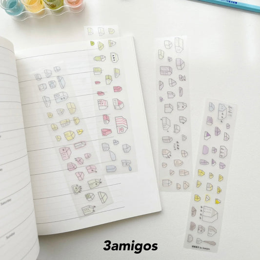 Die-Cut Sticker Roll - House