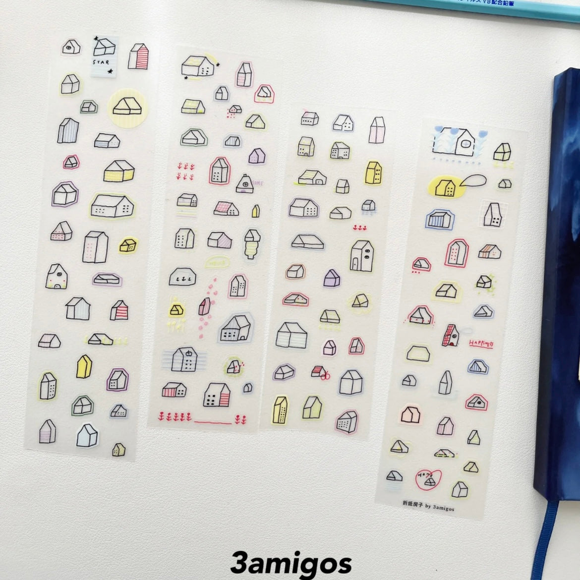 Die-Cut Sticker Roll - House