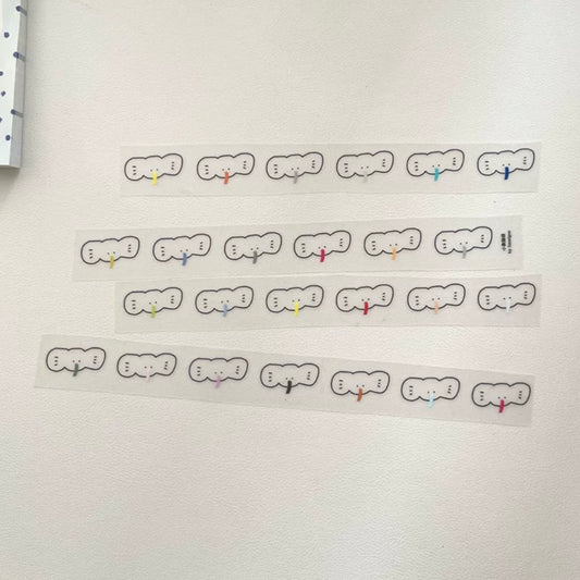 Die-Cut Sticker Roll - Little Elephant