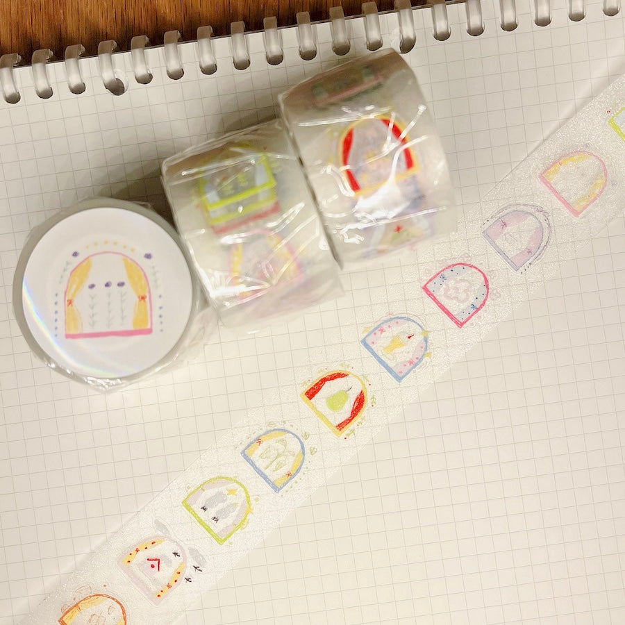 Die-Cut Sticker Roll - Little Flower Window