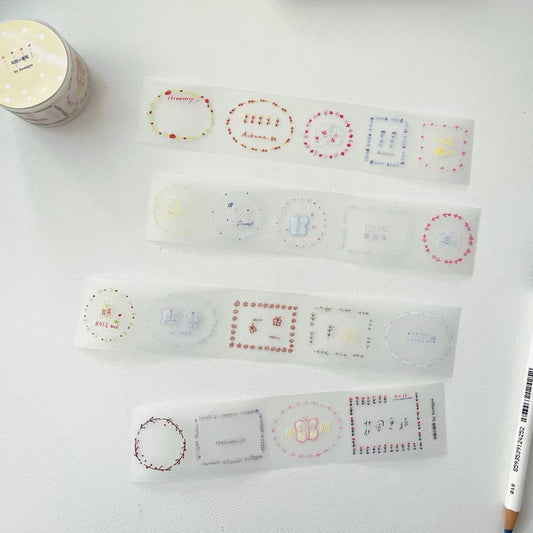 Die-Cut Sticker Roll - Little Garden Frame