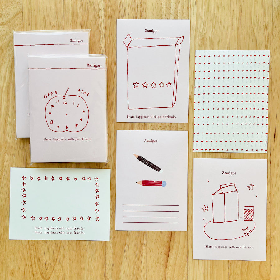 3amigos Memo Pads - Forest & Record