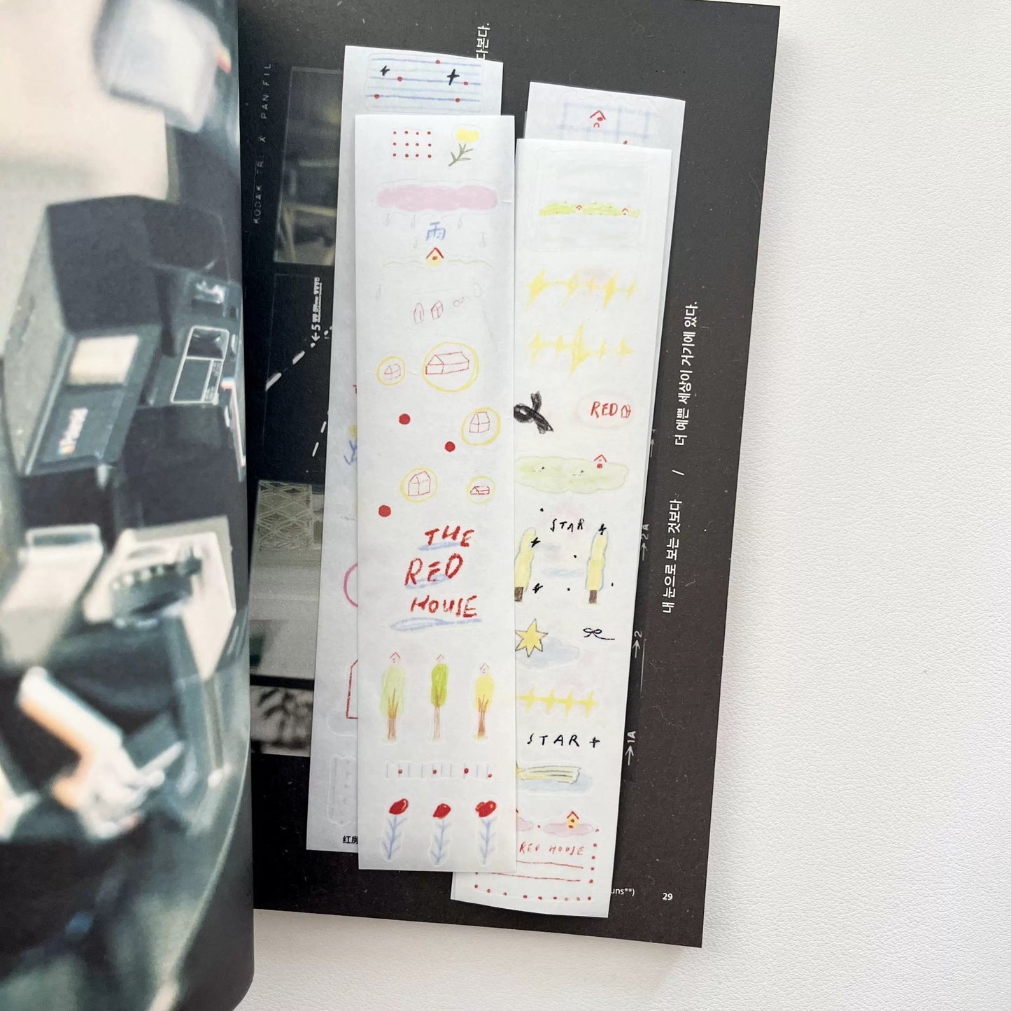Die-Cut Sticker Roll - Red House 2.0
