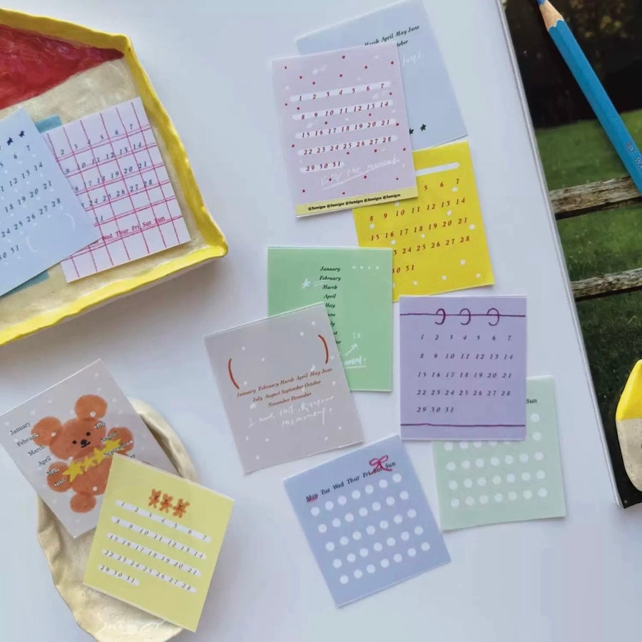 Writing Memo Roll - Month & Week