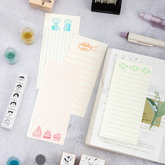 Memo Pad - Neon Lines