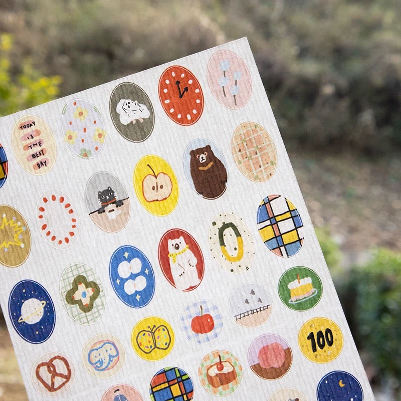 Die-Cut Sticker Sheet - Dots