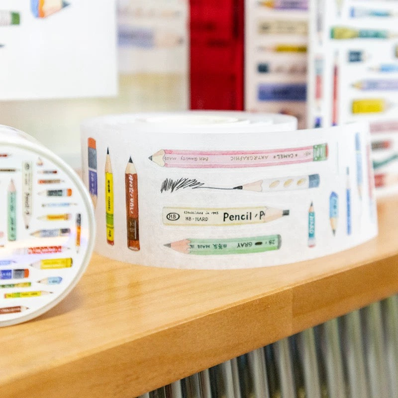 Die-Cut Sticker Roll - Little Pencils
