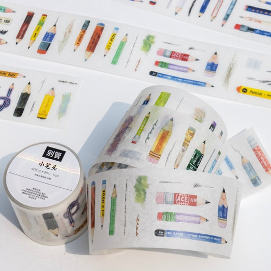 Die-Cut Sticker Roll - Little Pencils