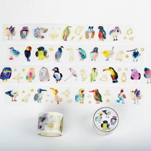 Die-Cut Sticker Roll - birrrrrrrrds