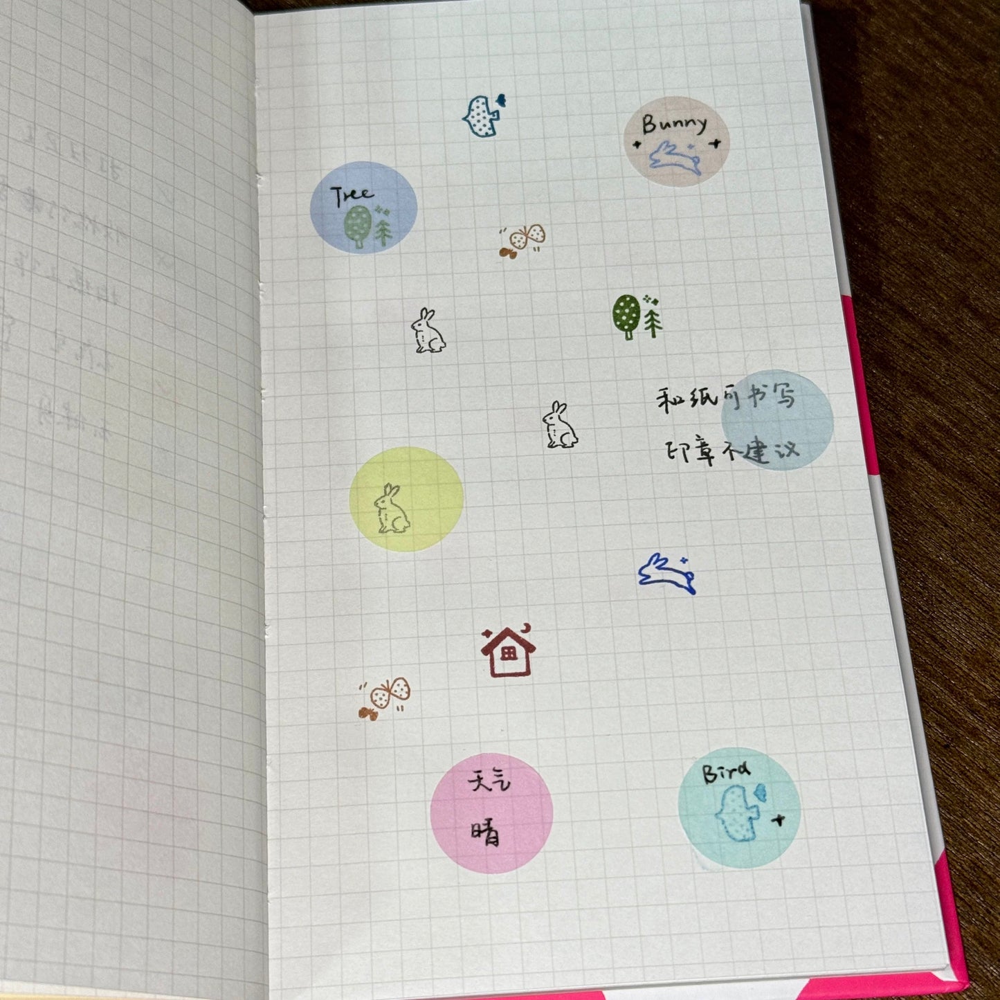 Die-Cut Washi Sticker Roll - Polka Dots