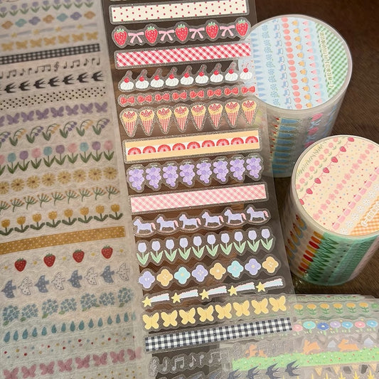 Die-Cut Sticker Roll - Stripes 2