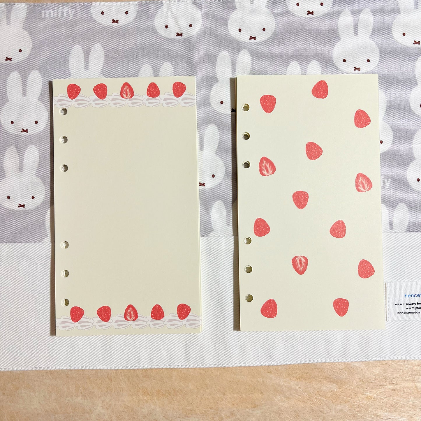 CaiCaiXuanXuan Loose Leaf Paper Refills - A6 Personal Size