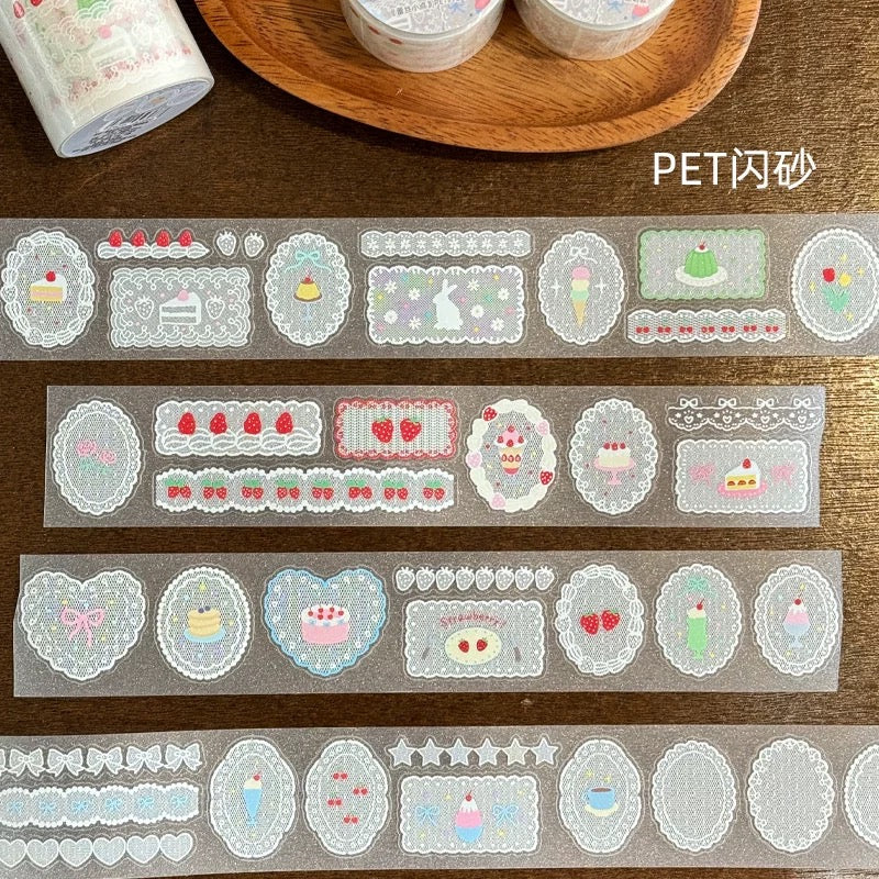 Die-Cut Sticker Roll - Lace