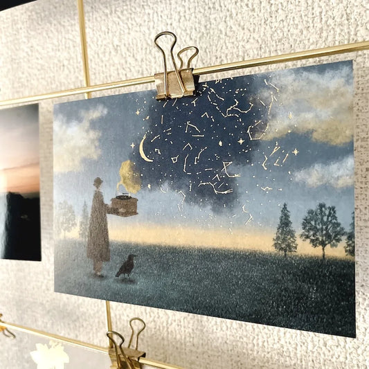 Cozyca Gold-Foiled Postcard