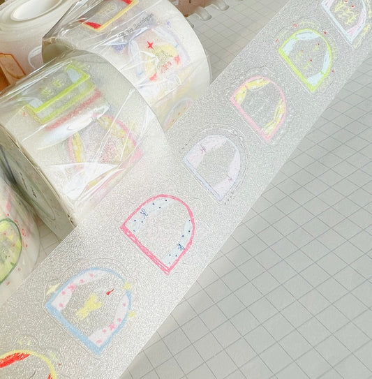 Die-Cut Sticker Roll - Little Flower Window