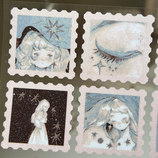 Shiny Sticker Sheet - The Child From The Star