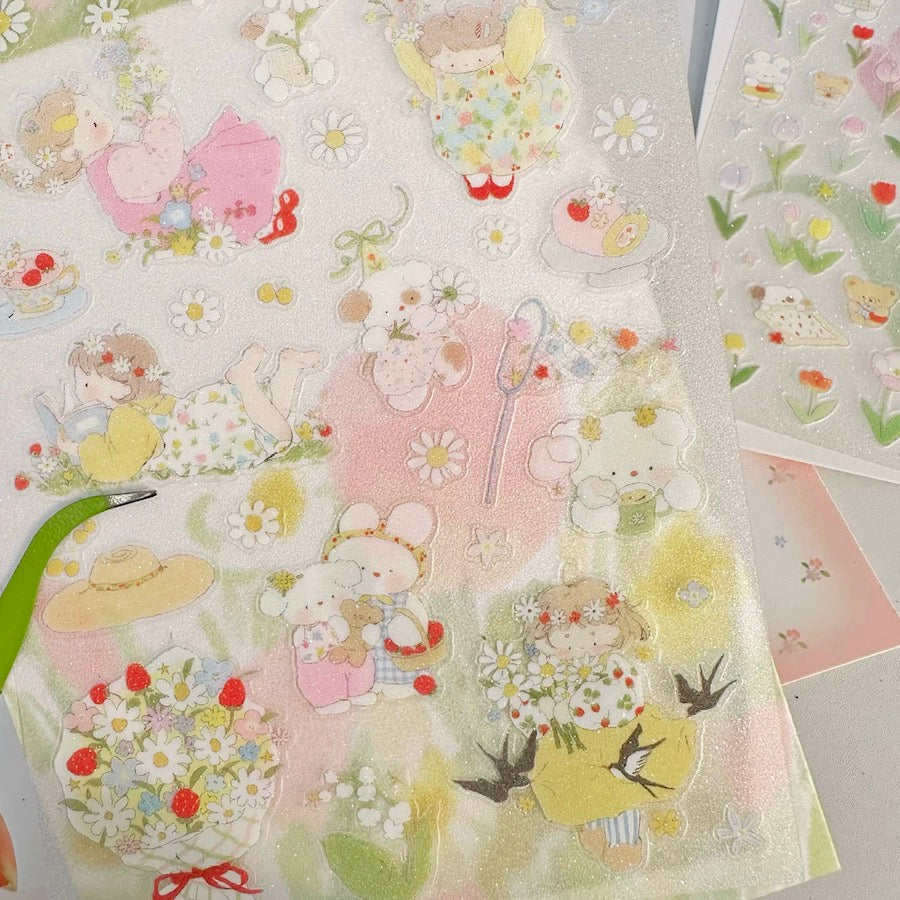 Die-Cut Sticker Sheets vol.8 - The Sweet Shop in the Garden
