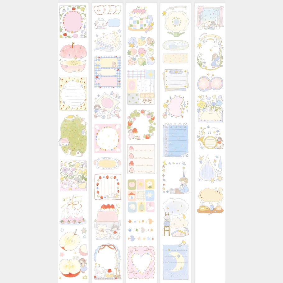 Die-Cut Writing Memo Roll - Little Starry Things