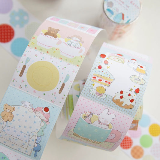 Die-Cut Writing Memo Roll - Star Island