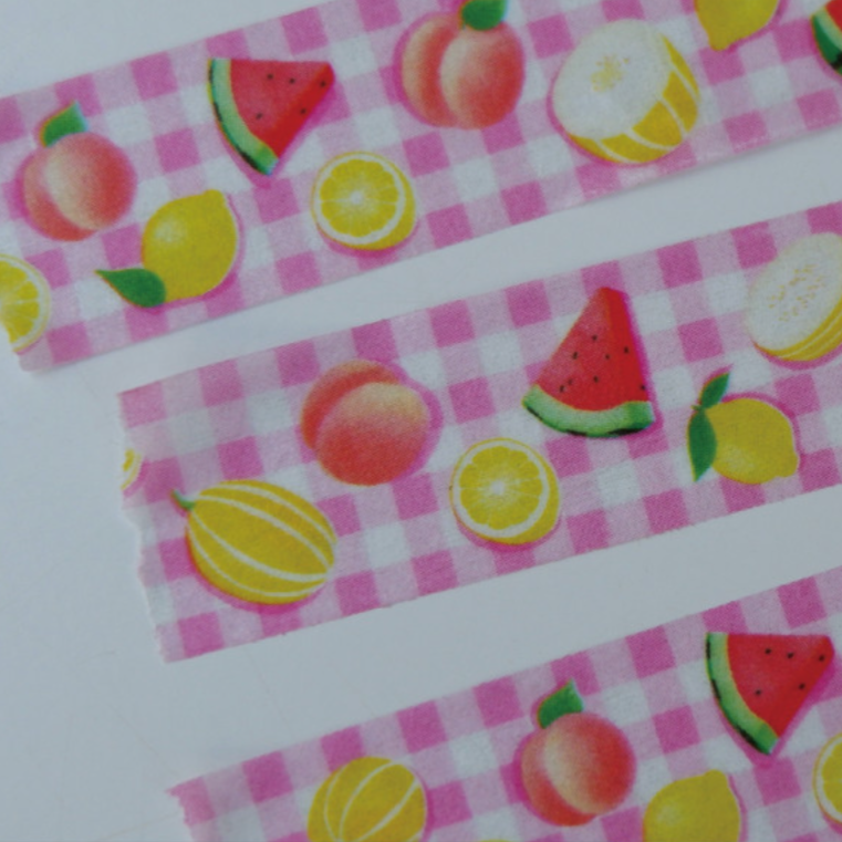 Pink Summer Fruits Masking Tape