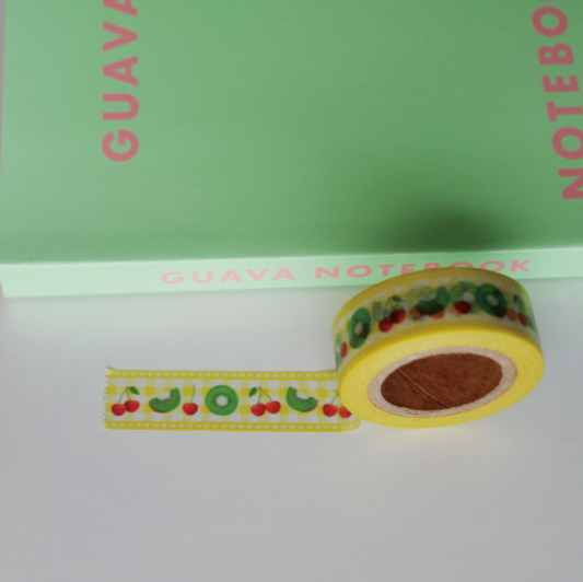 Sweet and Sour Kiwi Cherry Masking Tape