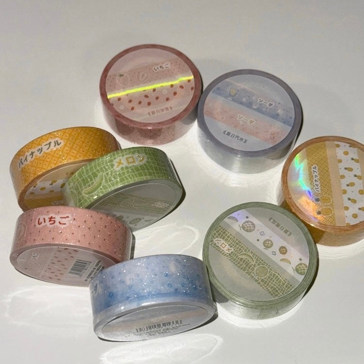 Shiny Washi Tape - Basic Style