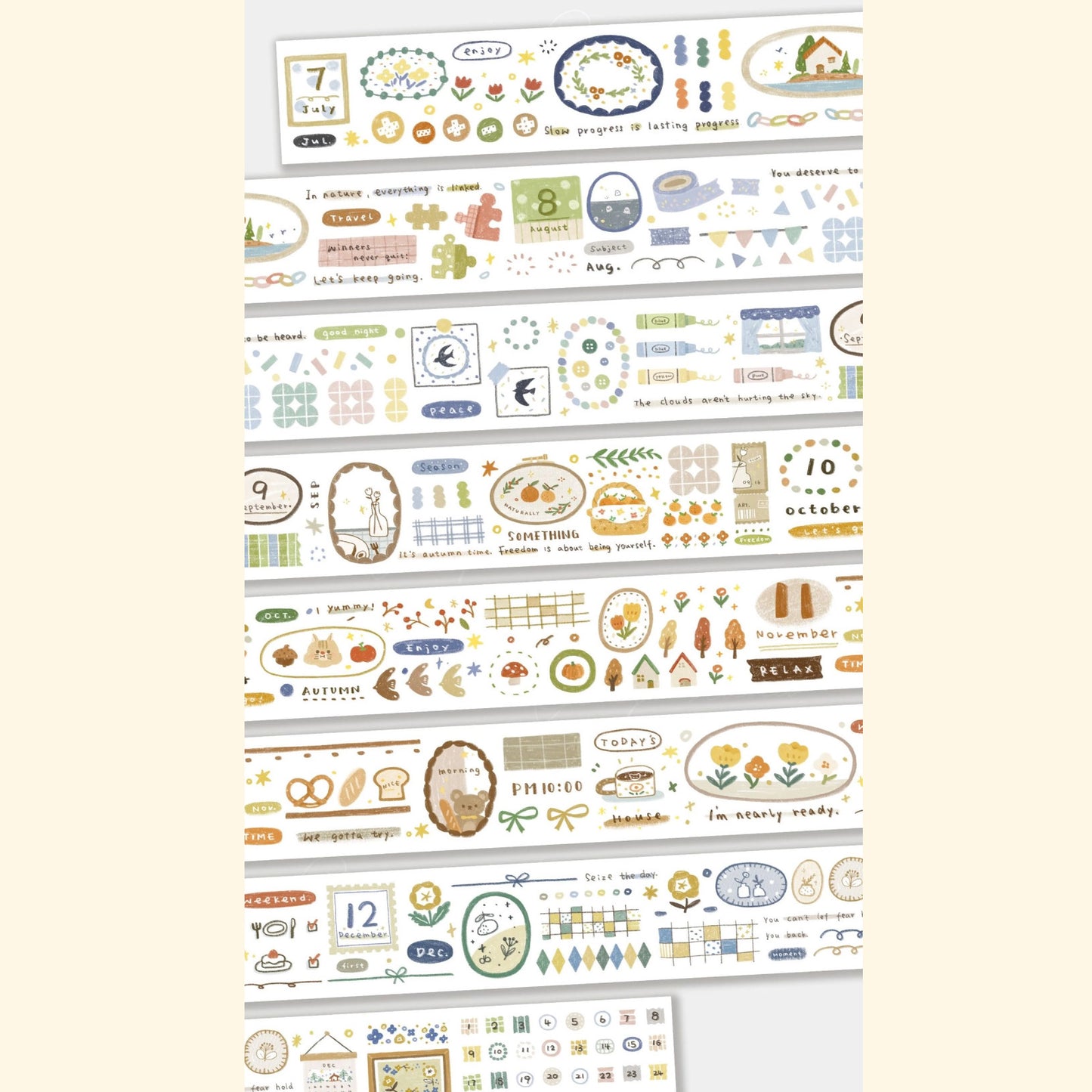 Washi Tape - Four Seasons & Sunset