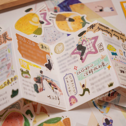 Memo Pad - Star & Fruit