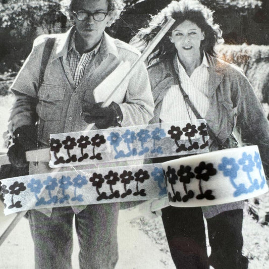 Flower style masking tape