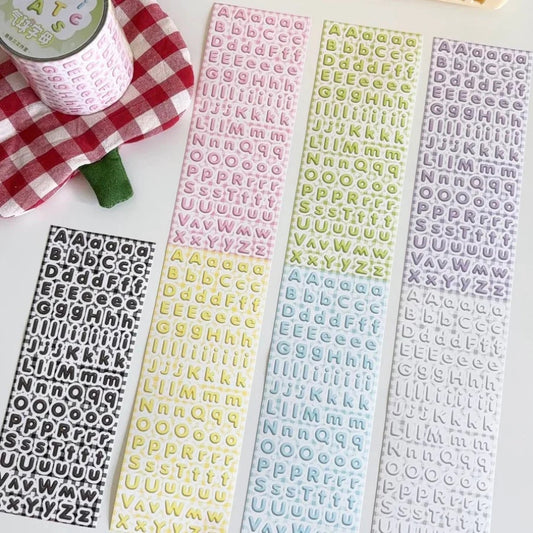 Die-Cut Sticker Roll - Balloon Letters