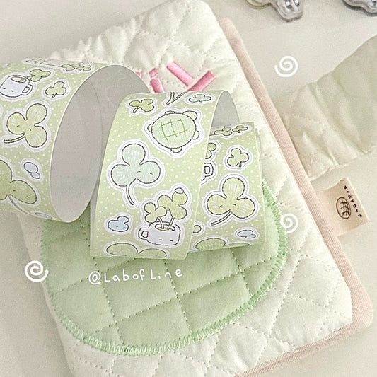 Die-Cut Writing Memo Roll - Clover