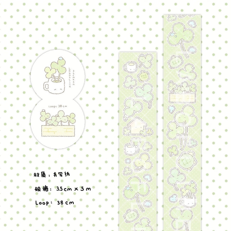 Die-Cut Writing Memo Roll - Clover