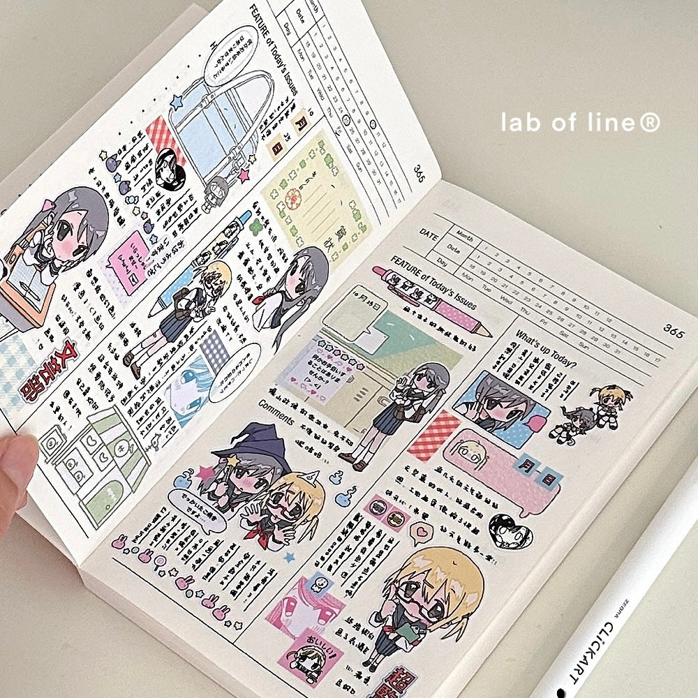 Die-Cut Sticker Sheet - Cat Club