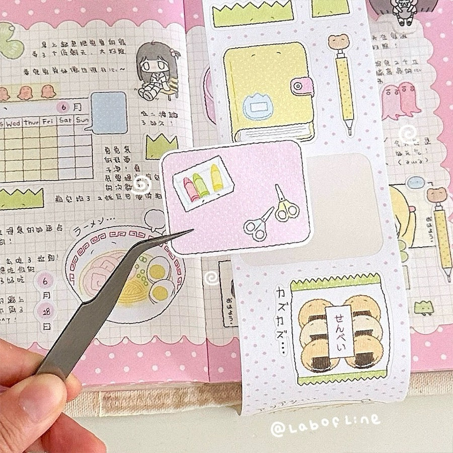 Die-Cut Writing Memo Roll - Little Class