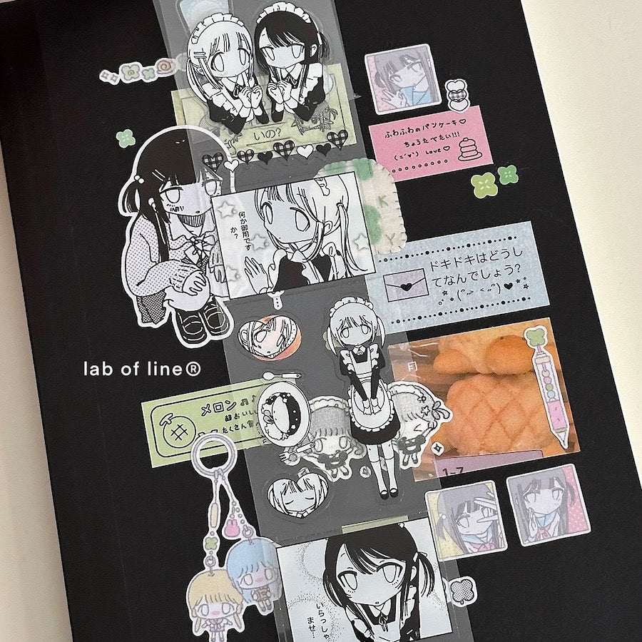Die-Cut Sticker Roll - Maid Manual