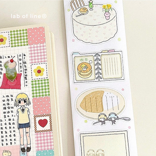 Die-Cut Writing Memo Roll - Shōwa Coffee Shop