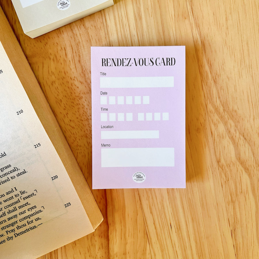 Rendez-Vous Mini Memo