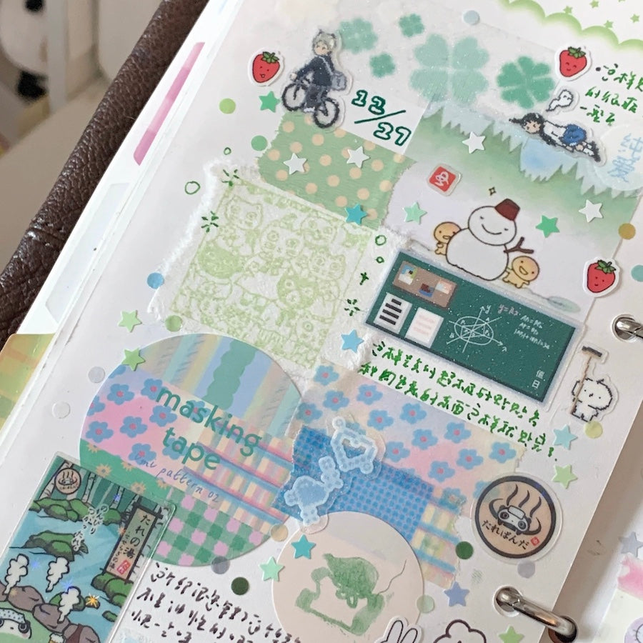 Die-Cut Sticker Roll - Colorful Star