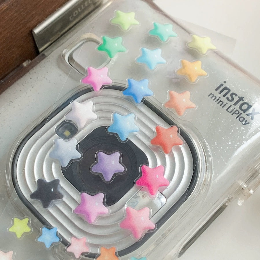 Die-Cut Sticker Roll - Flower, Heart, and Star