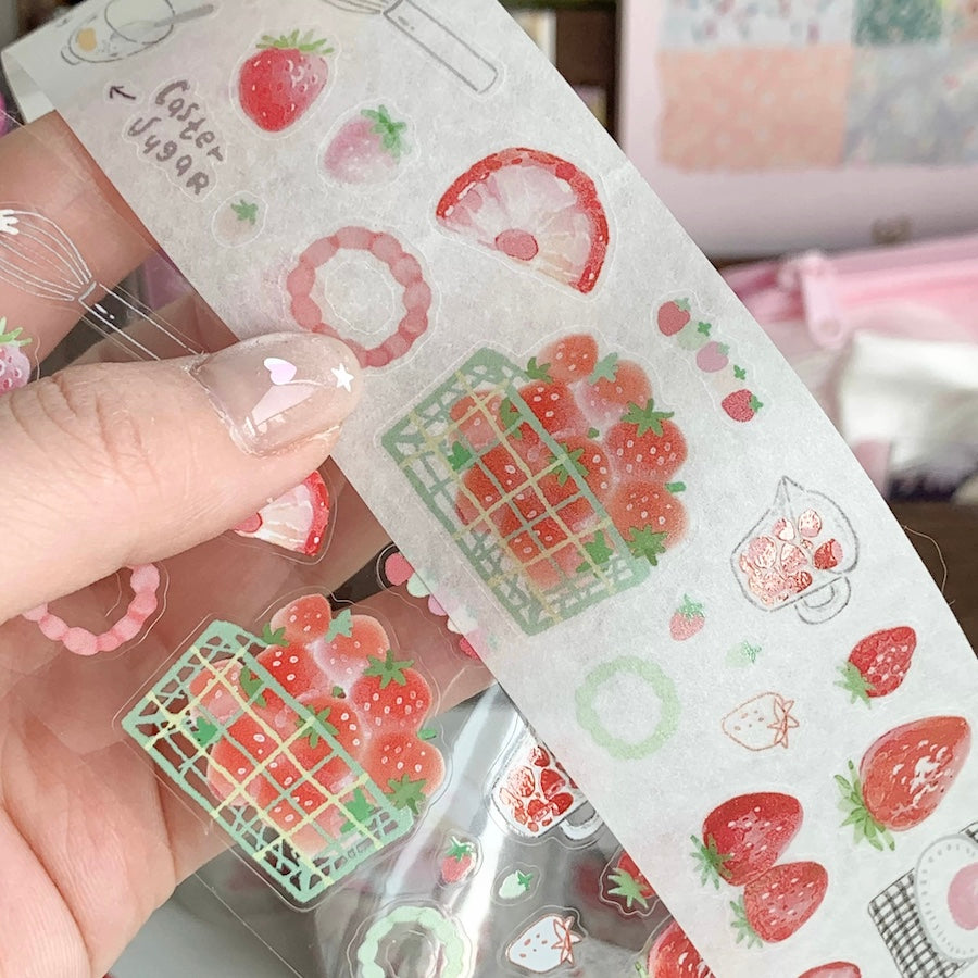 Die-Cut Sticker Roll - Tasty