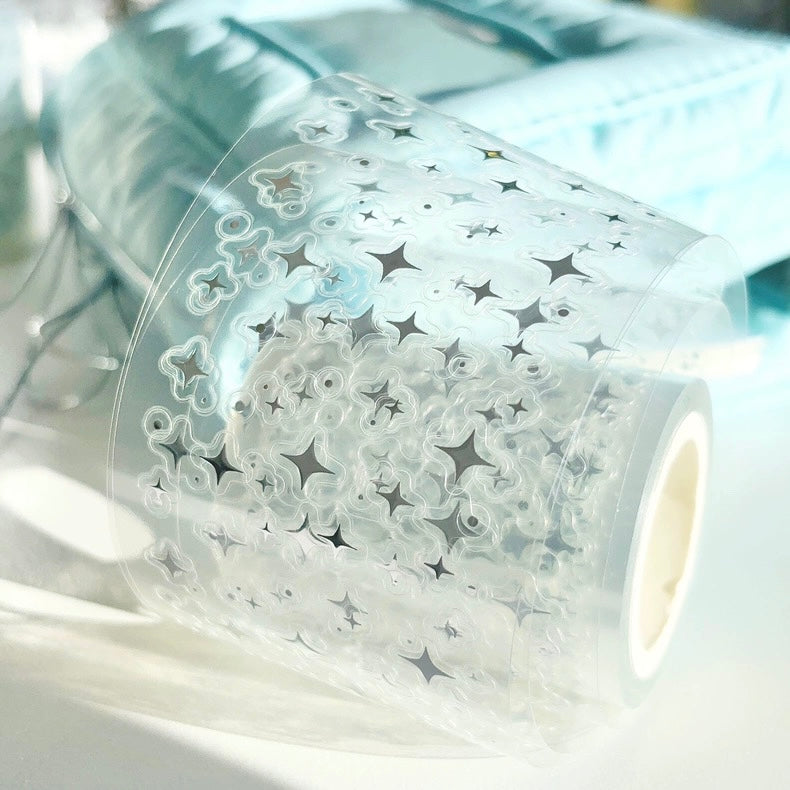 Die-Cut Sticker Roll - Sparkling Galaxy