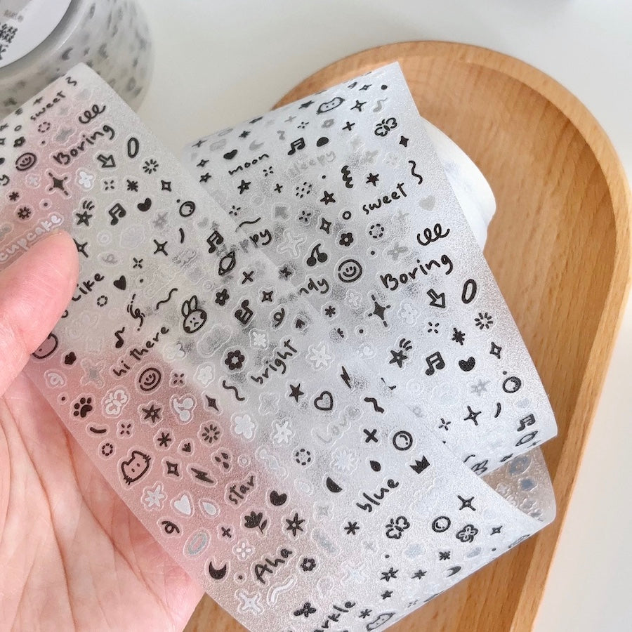 Die-Cut Sticker Roll - Small Decoration