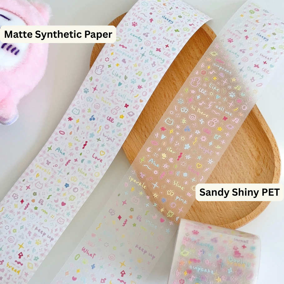 Die-Cut Sticker Roll - Small Decoration