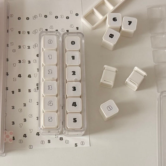 Push-Button Stamp - Numbers