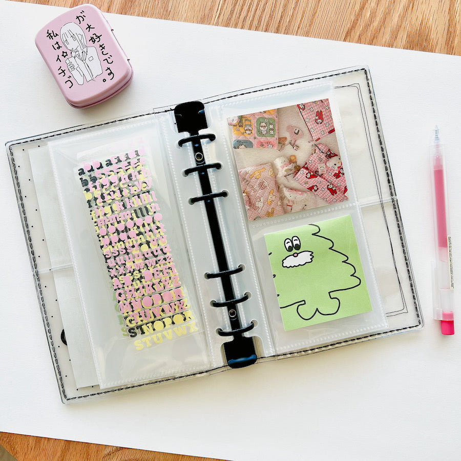 Polka Dots Binder - A6 Personal Size