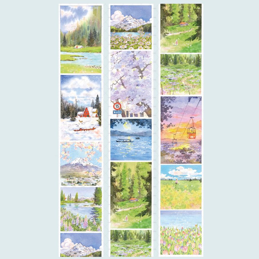 Washi Tape - Traveler's Log