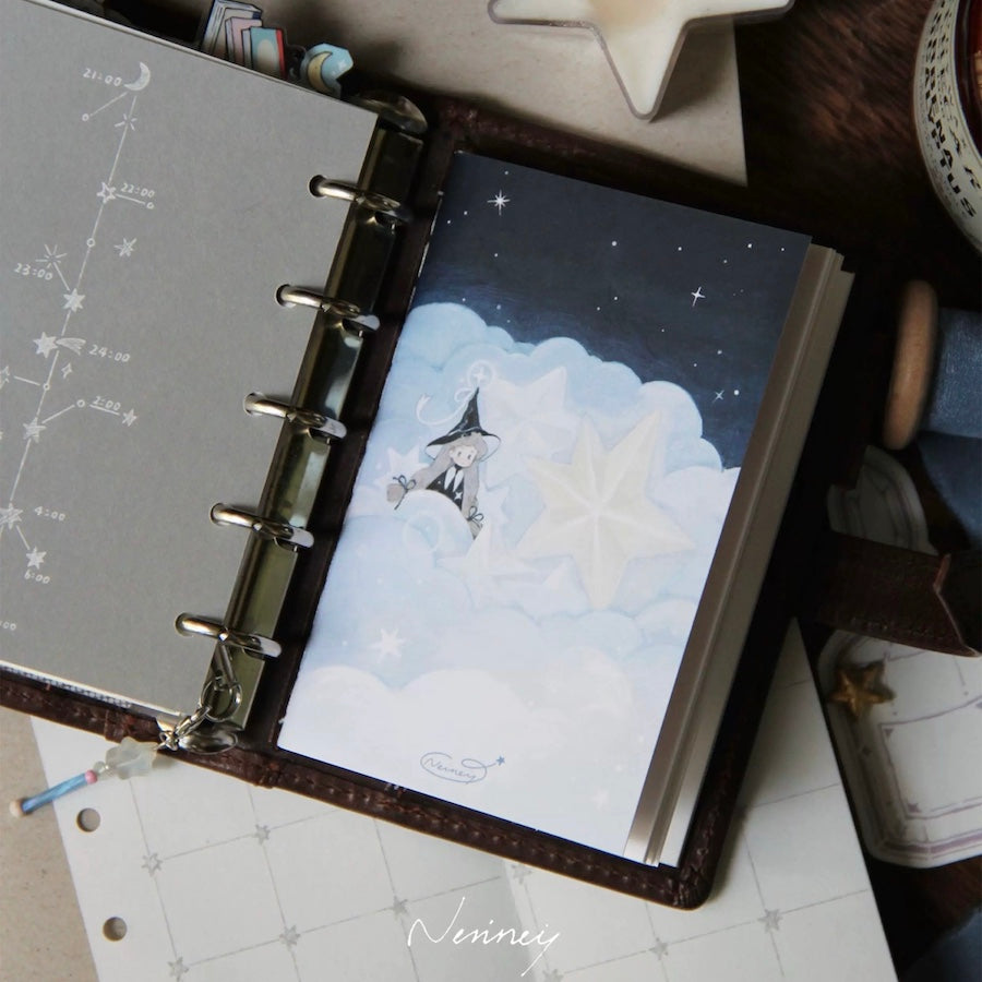 Evening Star Sticker Release Paper Book - M5 Size