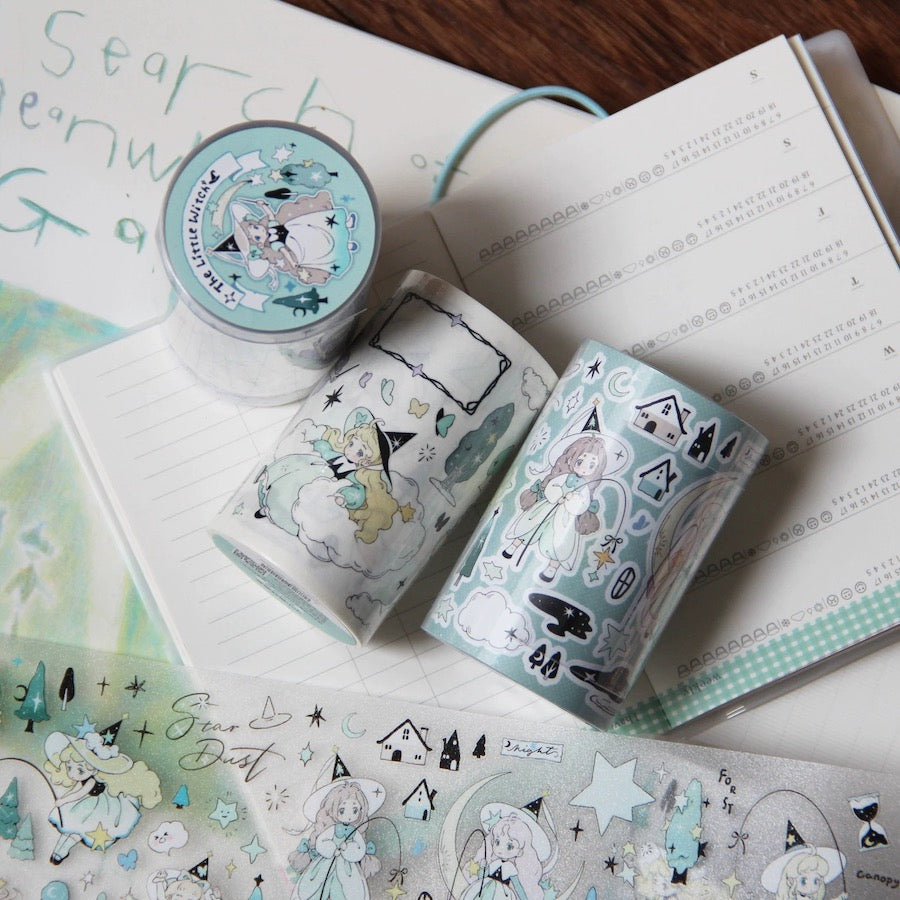 Die-Cut Sticker Roll - The Little Witch