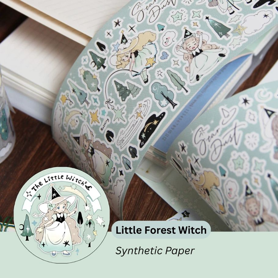 Die-Cut Sticker Roll - The Little Witch
