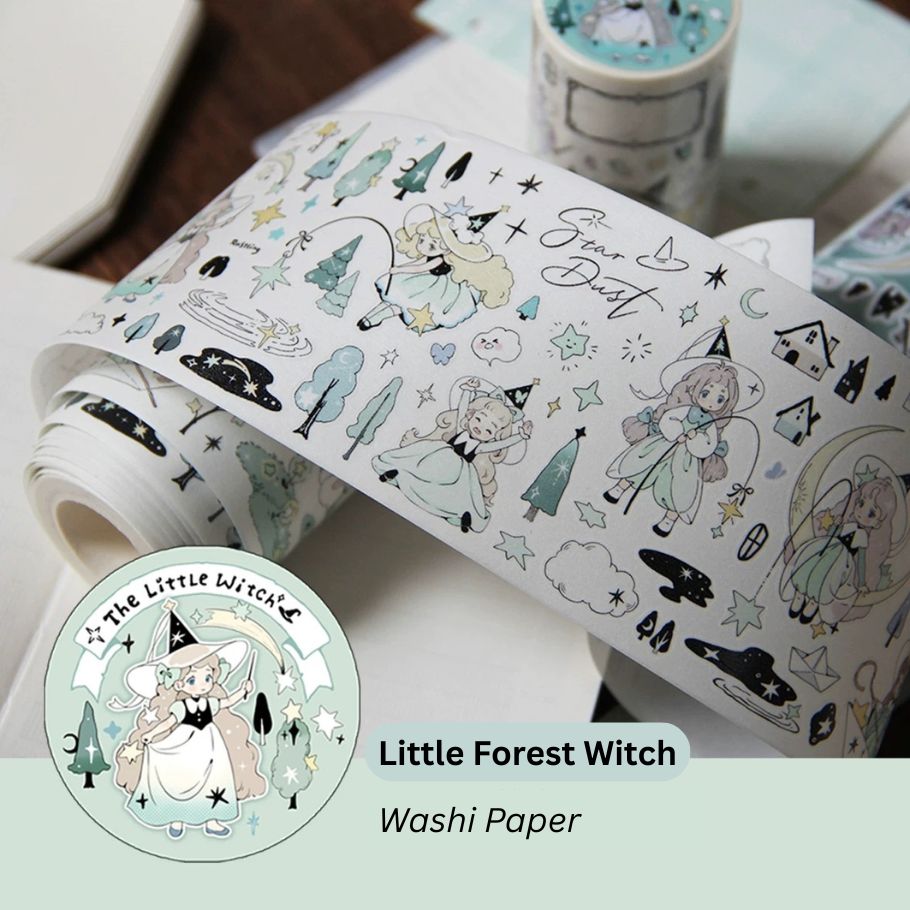 Die-Cut Sticker Roll - The Little Witch